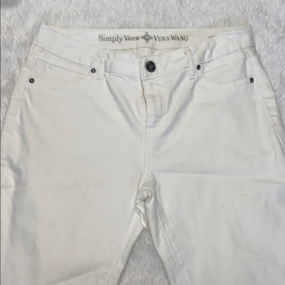 Vera Wang White Jeans